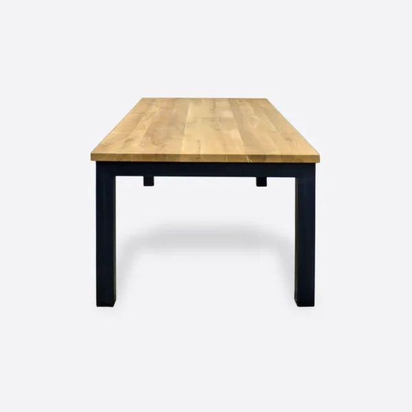 Industrial oak dining table LUKKA
