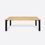 Industrial oak dining table LUKKA