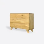 Dębowa komoda z szufladami stylowa do salonu sypialni NESS