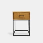 Szafka nocna z litego drewna loft do sypialni MERIS