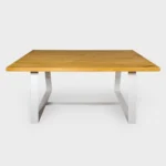 Modern oak wood dining table MERE