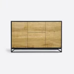 Oak chest of drawers ADEO III in industrial loft style