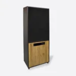 Duża witryna dębowa do salonu LAGOS