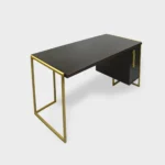 Nowoczesne biurko z litego drewna dębowego do biura gabinetu CARIN