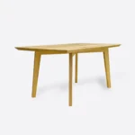 Nowoczesny drewniany stół z litego drewna do jadalni salonu NACK