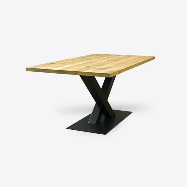 Modern oak table in loft style to size for the dining room VENTO