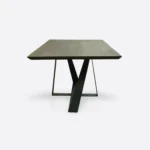 Industrial oak table with extra beds for the dining room BORNEO I