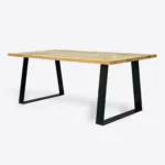 Loft table with oak top for living room and dining room SERSO II