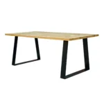 Loft table with oak top for living room and dining room SERSO II