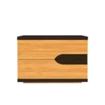 Bedside table with drawers made of solid wood for the bedroom LAGOS