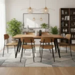 stół z dębowym blatem CORTEZ (2)