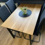 Nowoczesny stół z dębowym blatem ATTON- realizacja