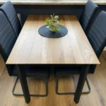 Nowoczesny stół z dębowym blatem ATTON- realizacja