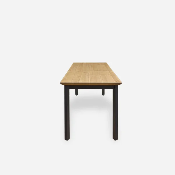 ATTON extendable table with oak top - 2 extensions