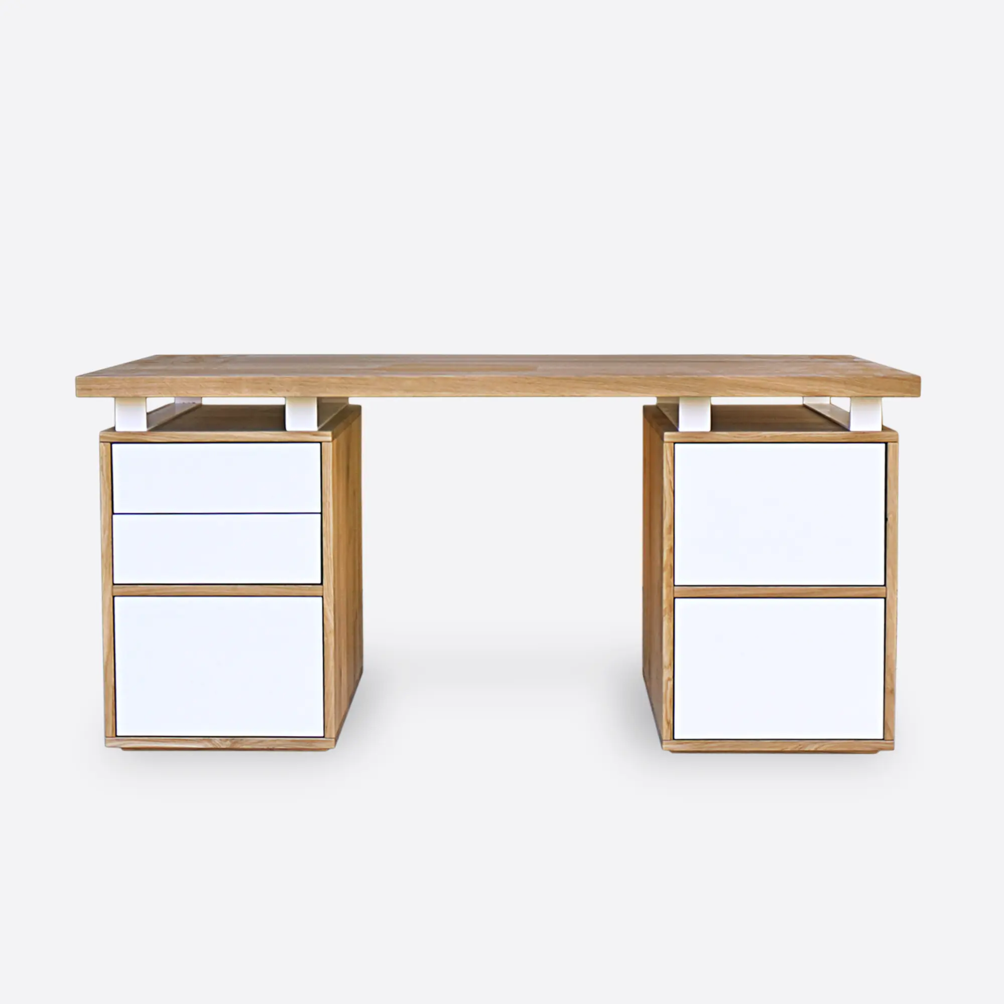 biurko z drewnianym blatem DORIS I (1) biurko z drewnianym blatem DORIS I (1)