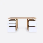 Desk with wooden top and drawers DORIS I - Image 5