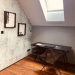 dębowe biurko vita 4 lakier czerń wstawka skórzana (4)(1)