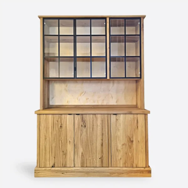 Oak sideboard display cabinet MARINO I