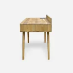 Wooden desk on legs made of solid wood AXEL III