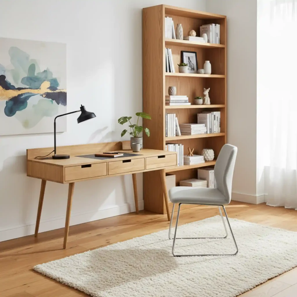 dębowe biurko AXEL III (2)