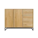 Loft style oak chest of drawers MERIS IV (1)(1)