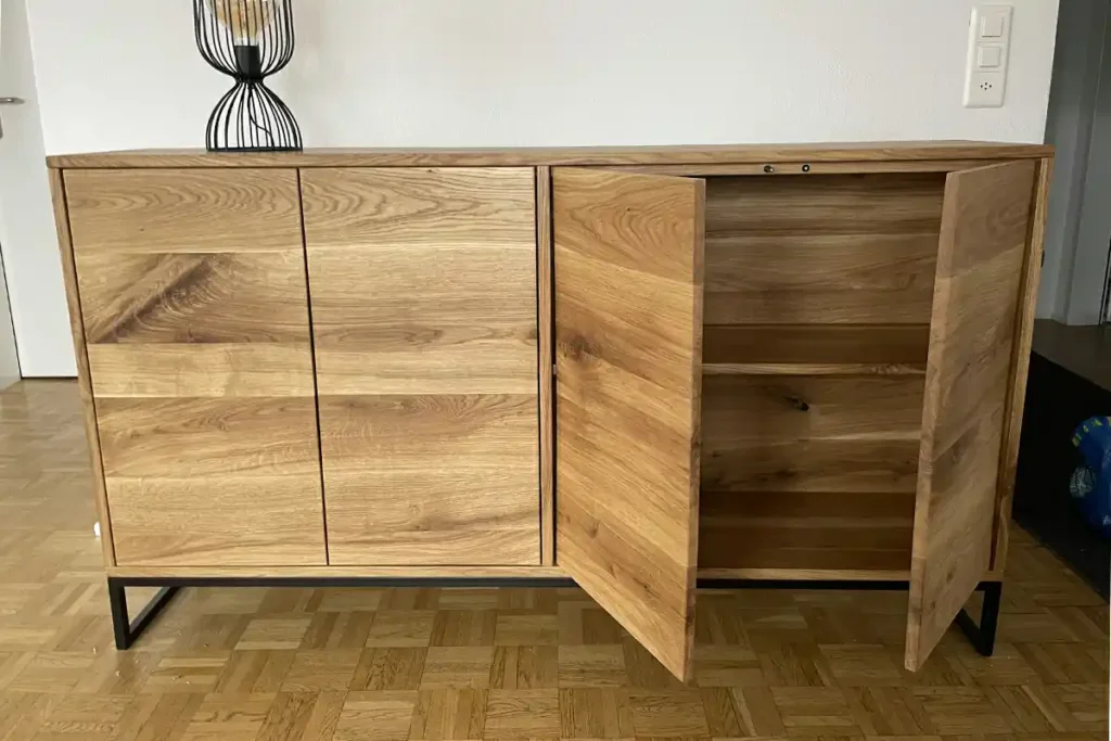 nowoczesna komoda dębowa