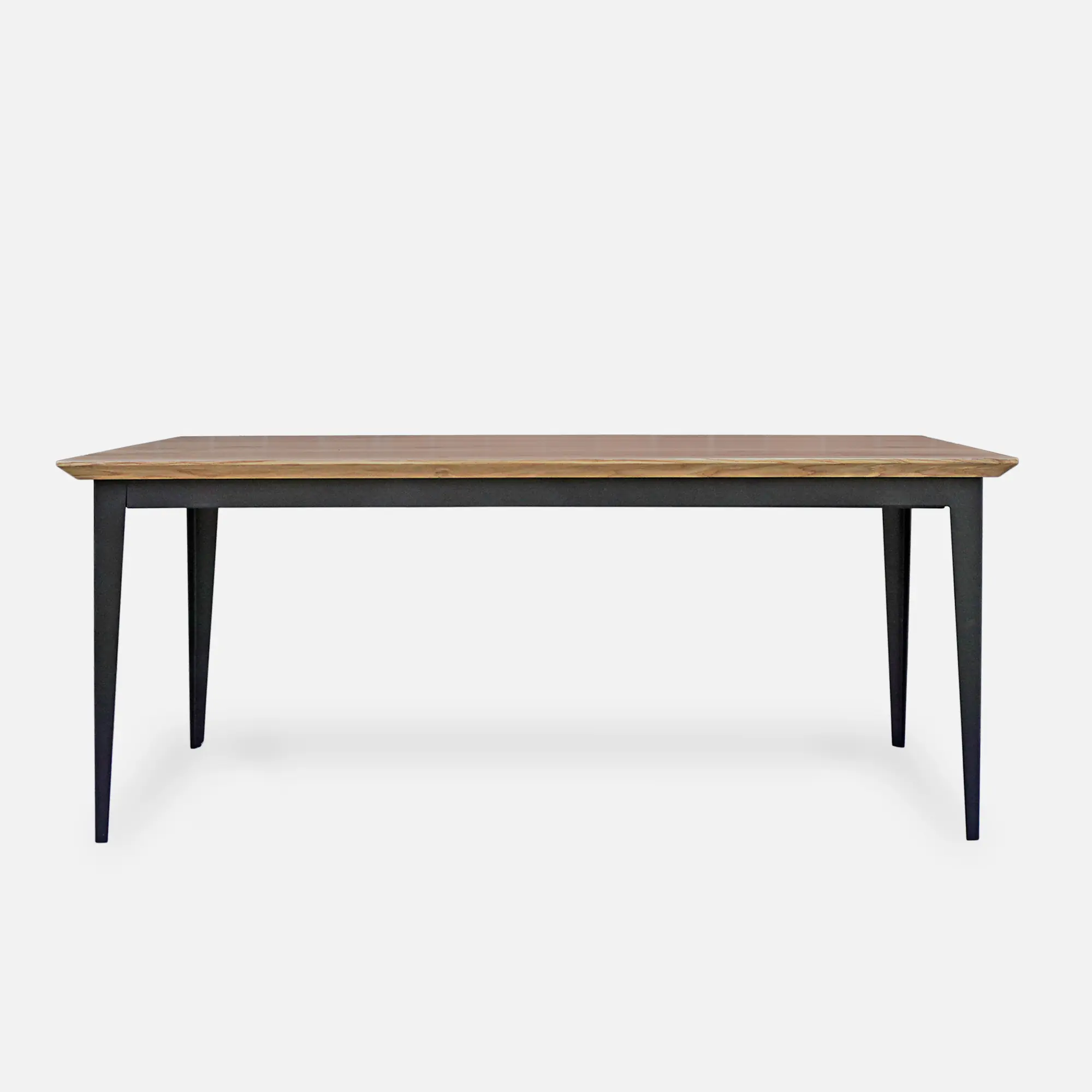 stół dębowy rozkładany z metalową podstawą VIVA II (3) oak extending table with metal base VIVA II (3)