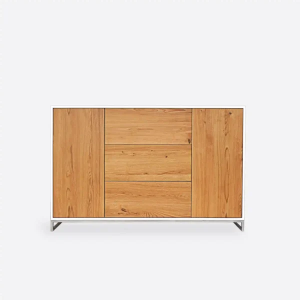 ADEO IV industrial style oak chest of drawers (1)