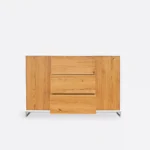 ADEO IV industrial style oak chest of drawers (7)