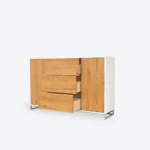 ADEO IV industrial style oak chest of drawers (8)