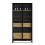 Nowoczesna witryna na alkohol barek do salonu NEMIR II