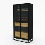 Nowoczesna witryna na alkohol barek do salonu NEMIR II (3)(1)