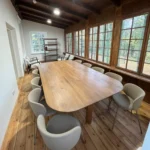 TERIN oak conference table oiled walnut (2)