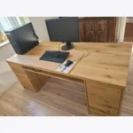 duże dębowe biurko z 8 szufladami DAVOS III (2)