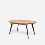 VITA II oak round folding table (10)