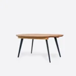 VITA II oak round folding table (11)