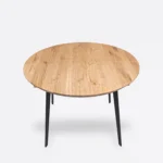 VITA II oak round folding table (1)