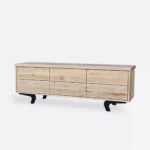 Oak rtv cabinet with 6 drawers VITA I (1)