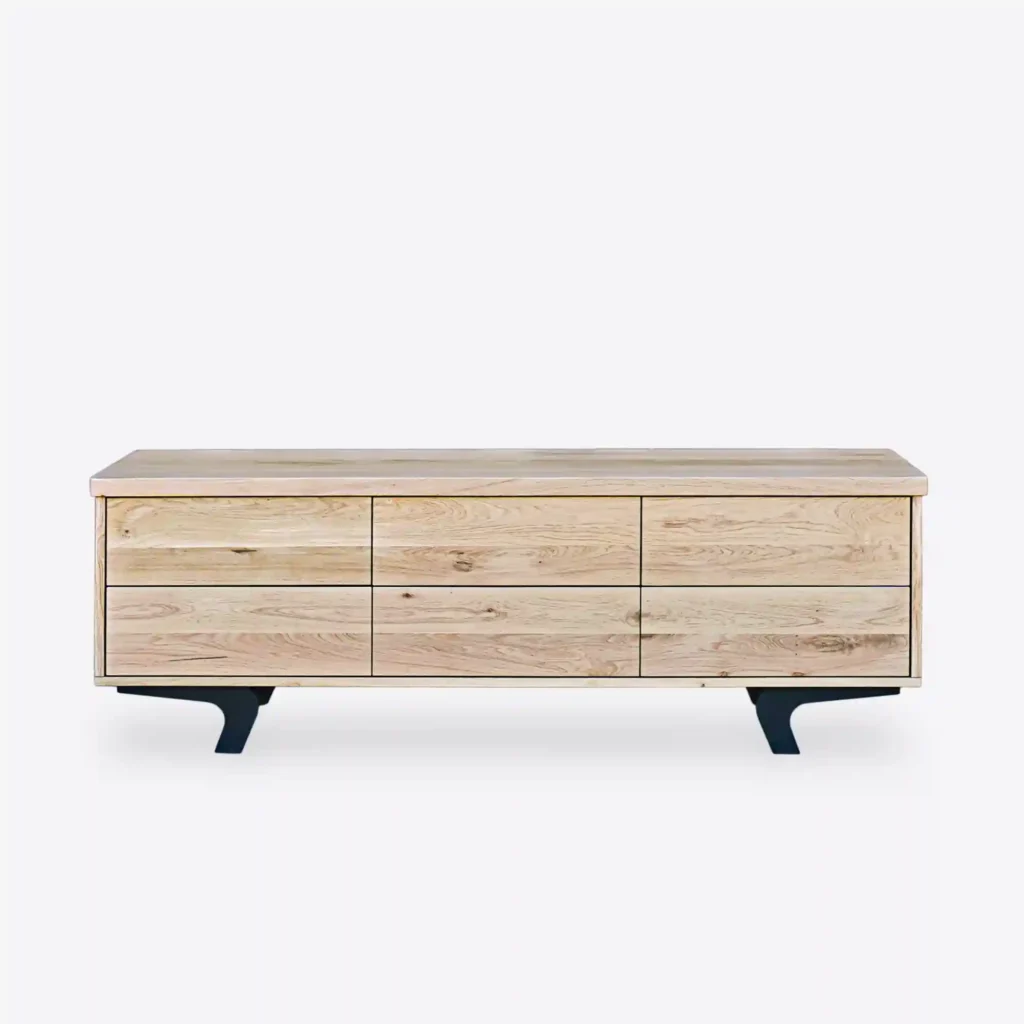 Oak rtv cabinet with 6 drawers VITA I (3)