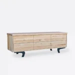 Oak rtv cabinet with 6 drawers VITA I (8)
