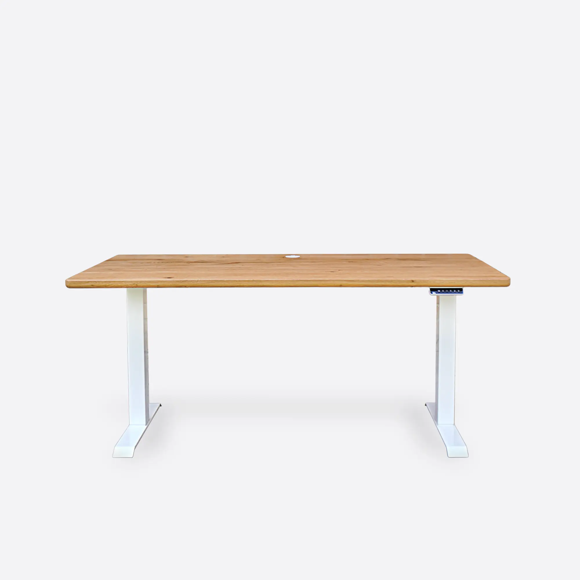regulowane biurko COLIN II zaokrąglone kanty, bez szuflady (3) adjustable desk with rounded edges COLIN II (3)