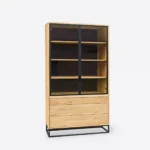 oak cabinet with 3 drawers MERIS IV (1)