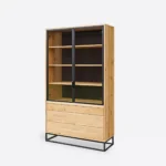 oak cabinet with 3 drawers MERIS IV (10)