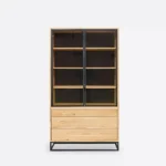 oak cabinet with 3 drawers MERIS IV (9)