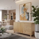 dębow komoda ness iv