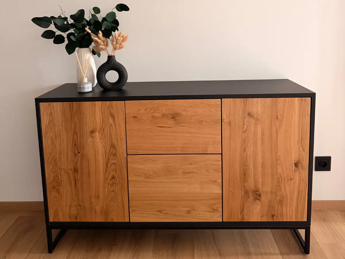funkcjonalne komody dębowe